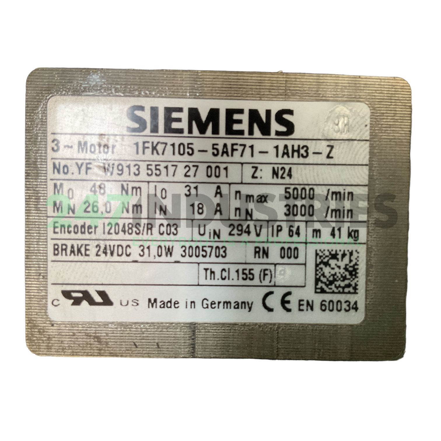 1FK7105-5AF71-1AH3-Z Siemens Image 4