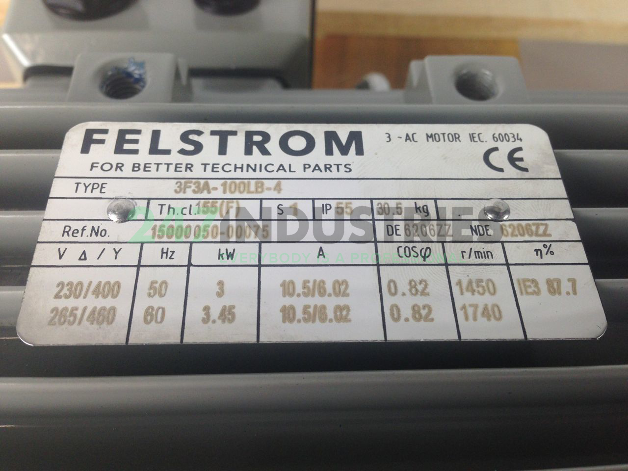 3F3A-100LB-4B3 Felstrom Image 3