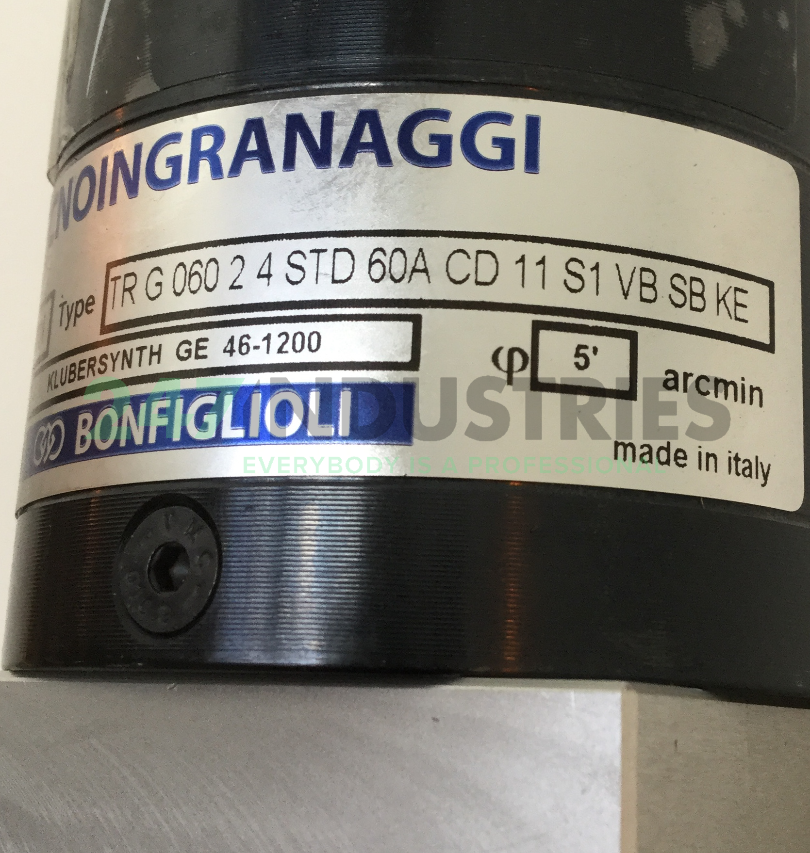 TR G 060 2 4 STD 60A CD 11 S1 VB SB KE Bonfiglioli Image 5