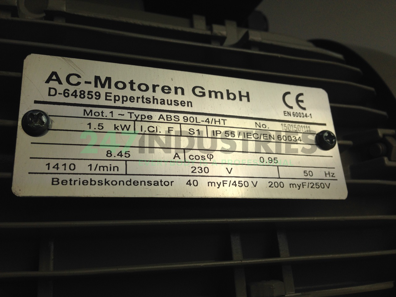 ABS90L-4/HTB3 AC-Motoren GmbH Image 2
