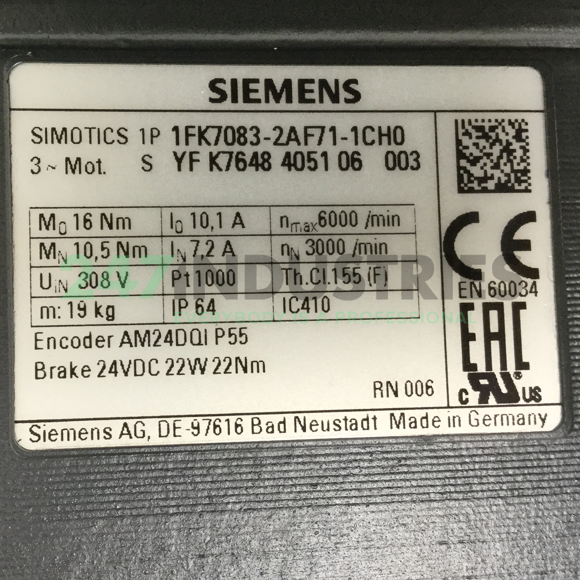 1FK7083-2AF71-1CH0 Siemens Image 4