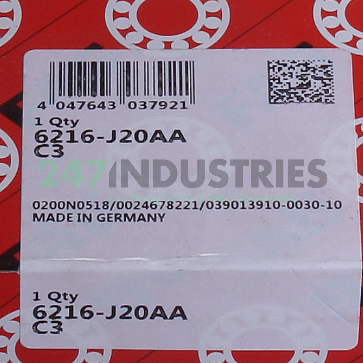 6216-J20AA-C3 FAG Image 5