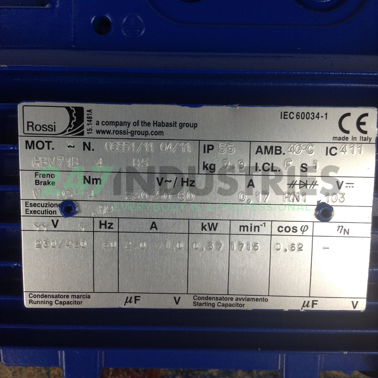 HBV71B423046060B5 Rossi Image 2