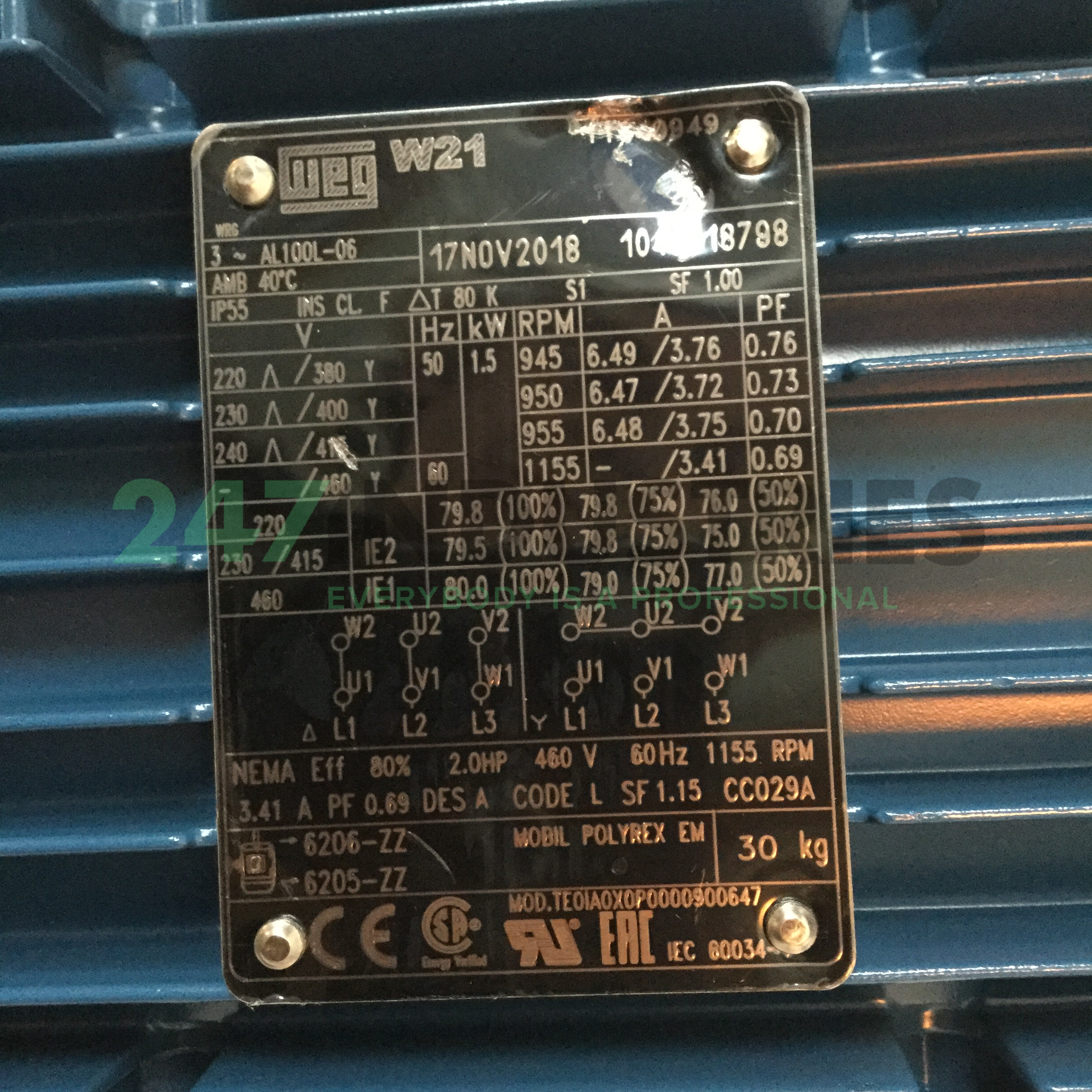 1.5K31AL2100L6B5 WEG Image 4