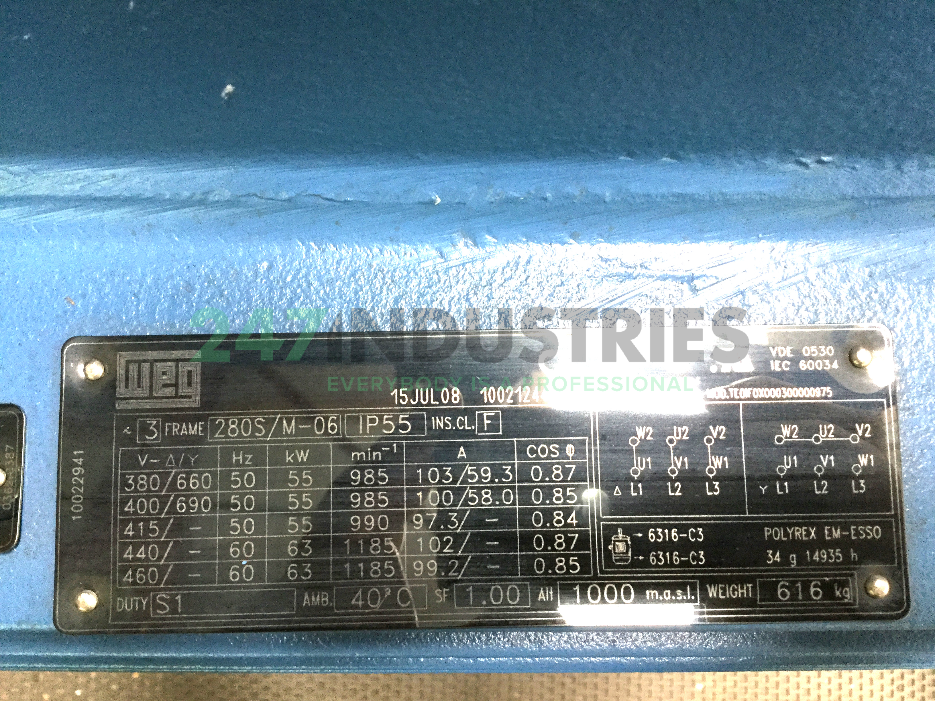 55K32CI0280S/M6B3 WEG Image 4