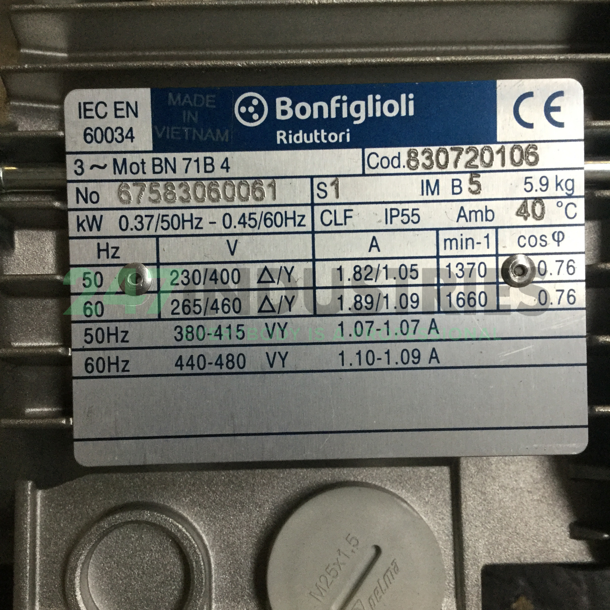 BN71B4B5 Bonfiglioli Image 4