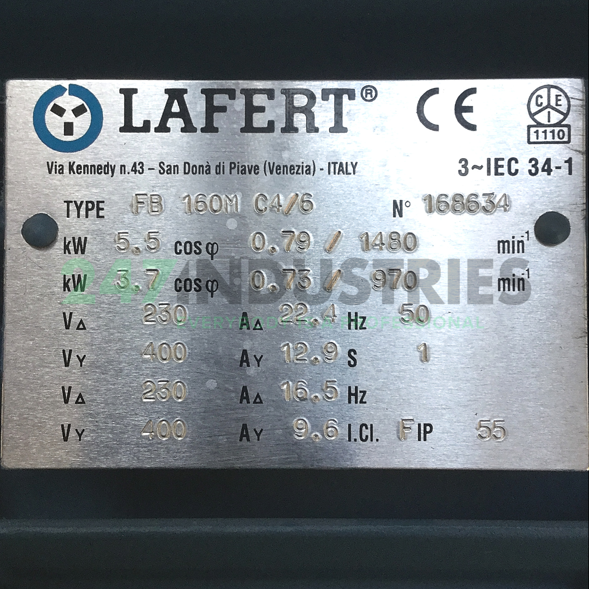 FB160MC4/6B3 Lafert Image 4
