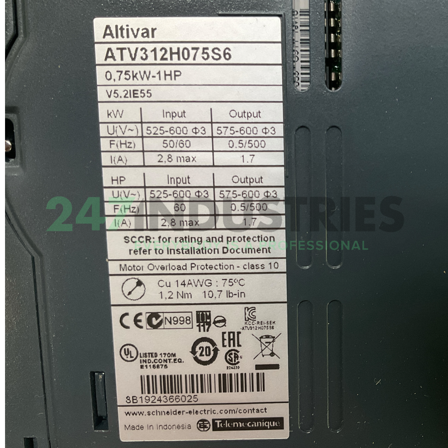 ATV312H075S6 Schneider Electric Image 4