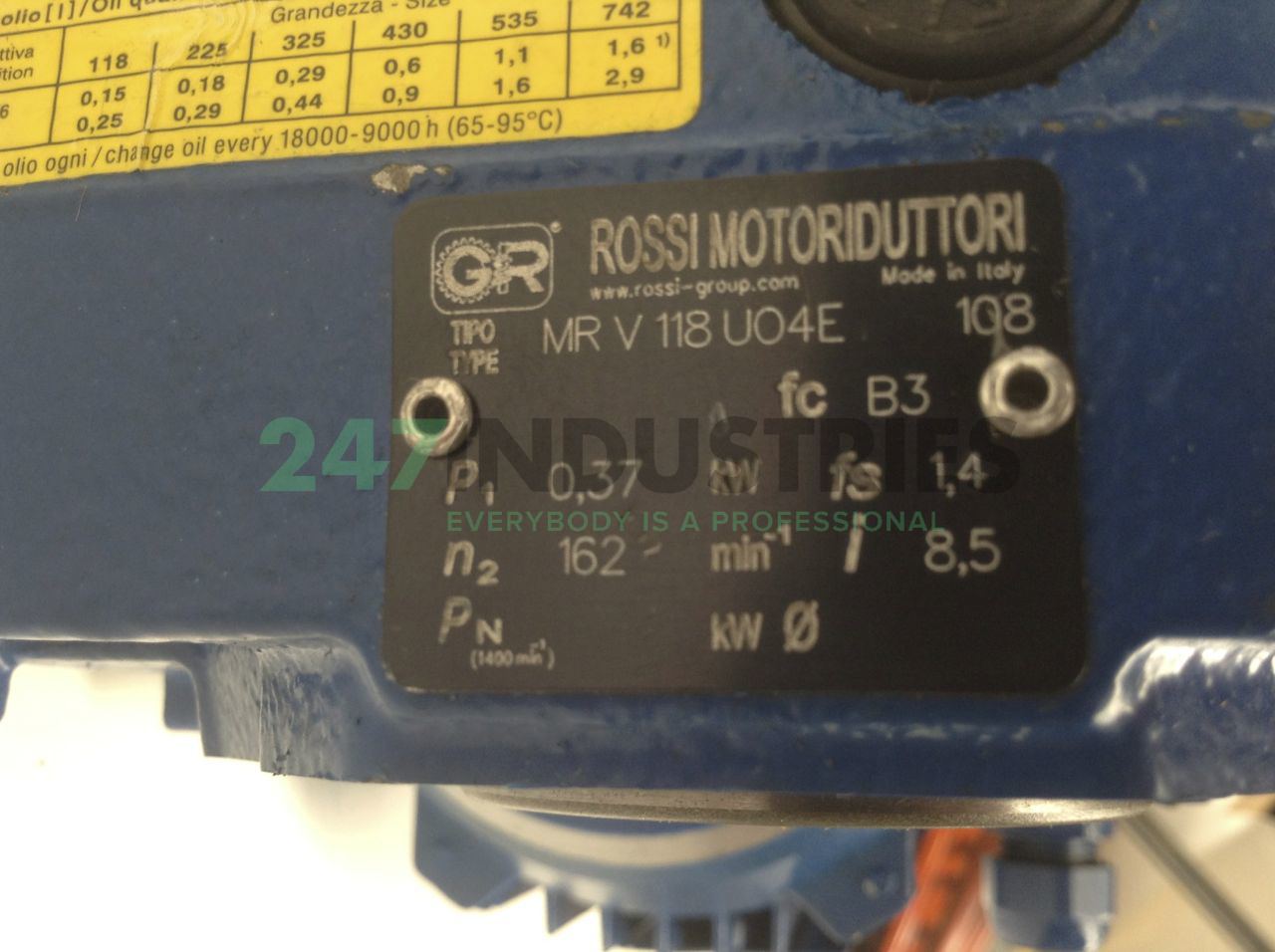 MRV118UO4E-F071B4B14R Rossi Image 2