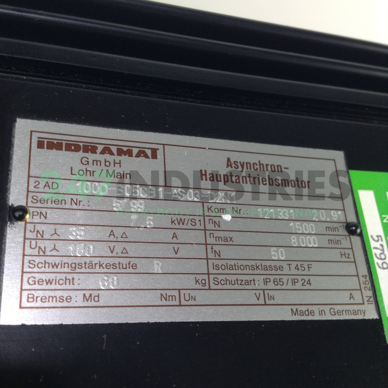 2AD100D-B05OB1-AS03-D Indramat Image 2