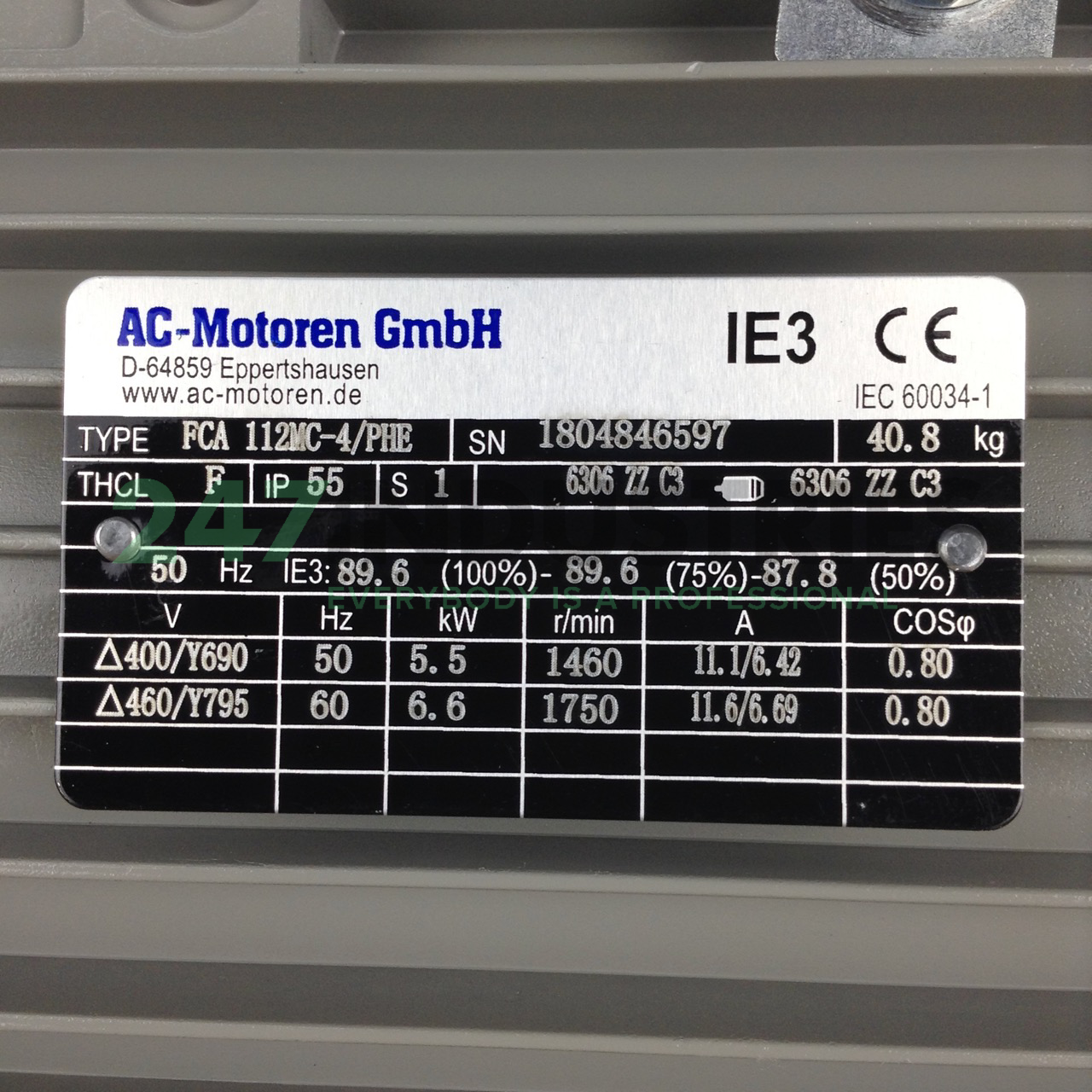 FCA112MC-4/PHE AC-Motoren GmbH Image 2