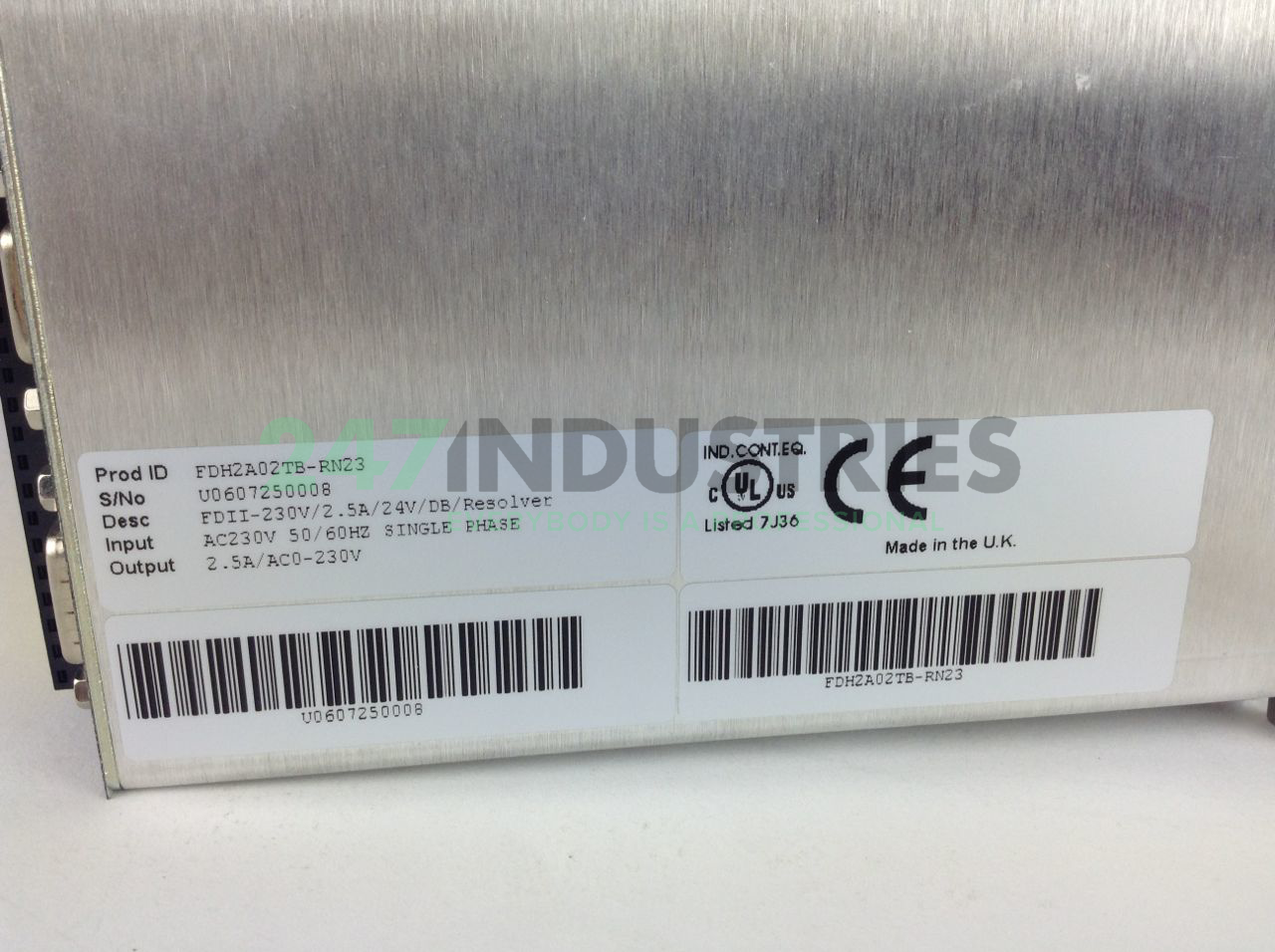 FDH2A02TB-RN23 Baldor Image 3