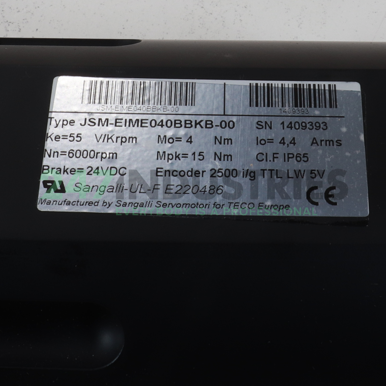 JSM-EIME040BBKB-00 Teco Image 2