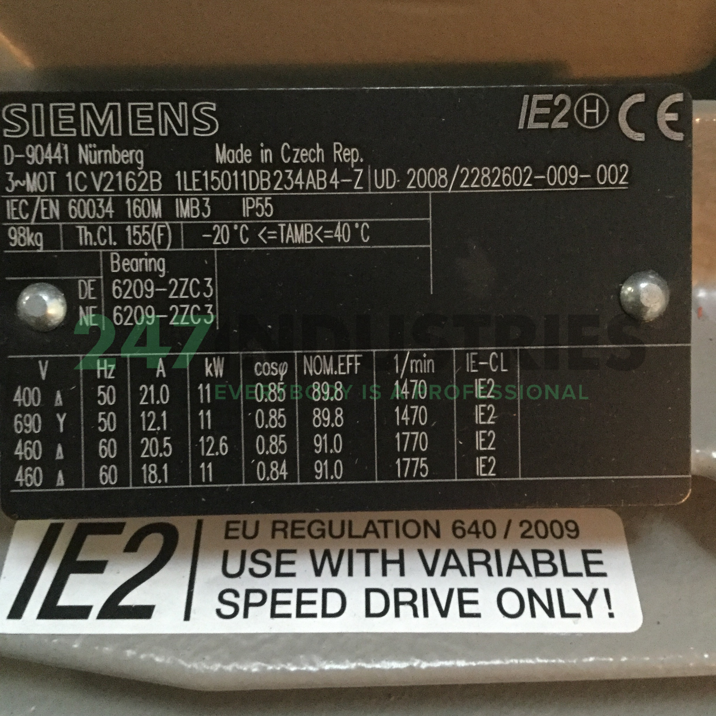1LE1501-1DB23-4AB4-Z Q01 Siemens Image 4