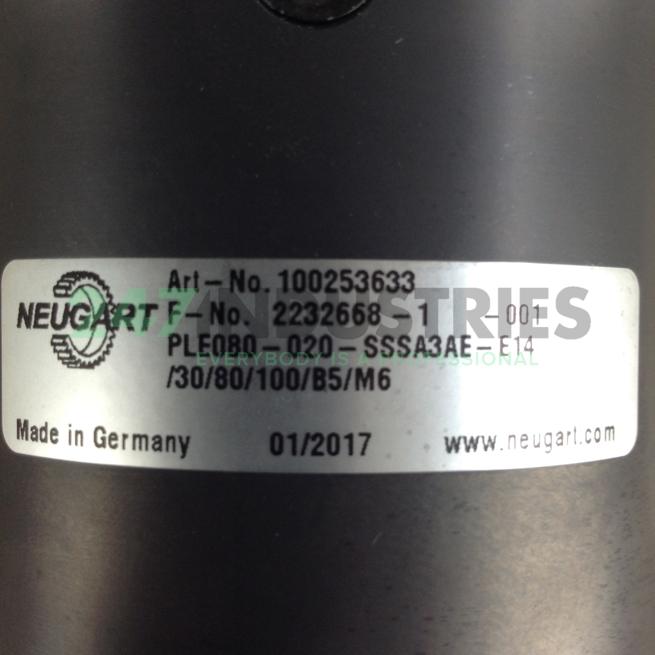 PLE80-020-SSSA3AE-E14 Neugart Image 2