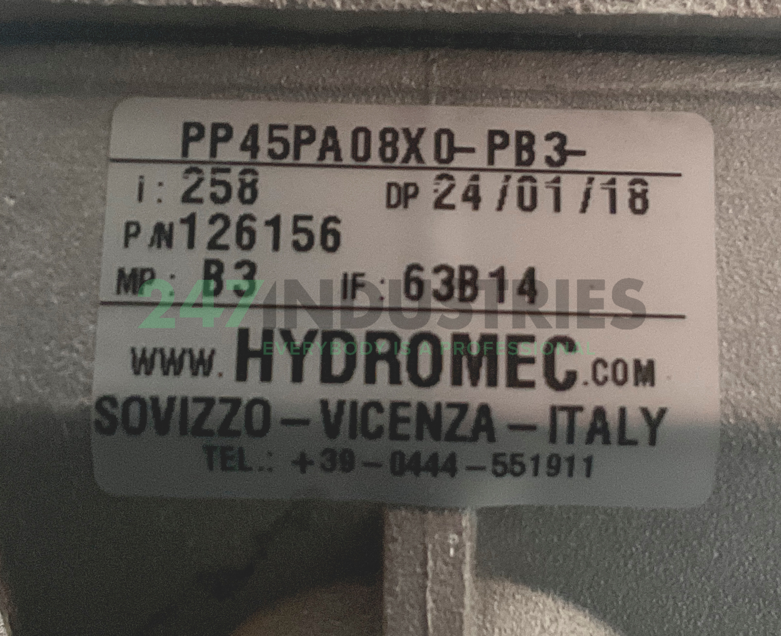 PP45PA08X0-PB3 Hydro-Mec Image 4