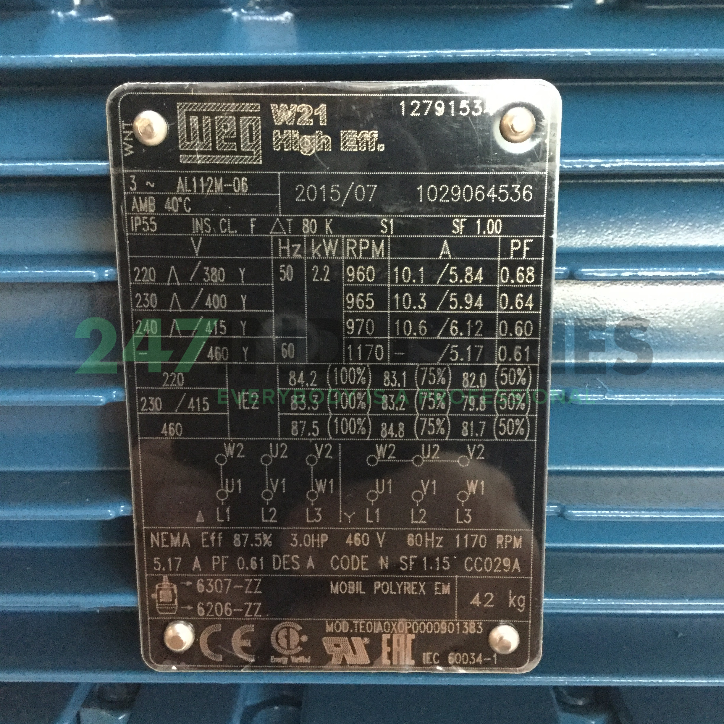 2.2K31AL2112M6B3 WEG Image 4