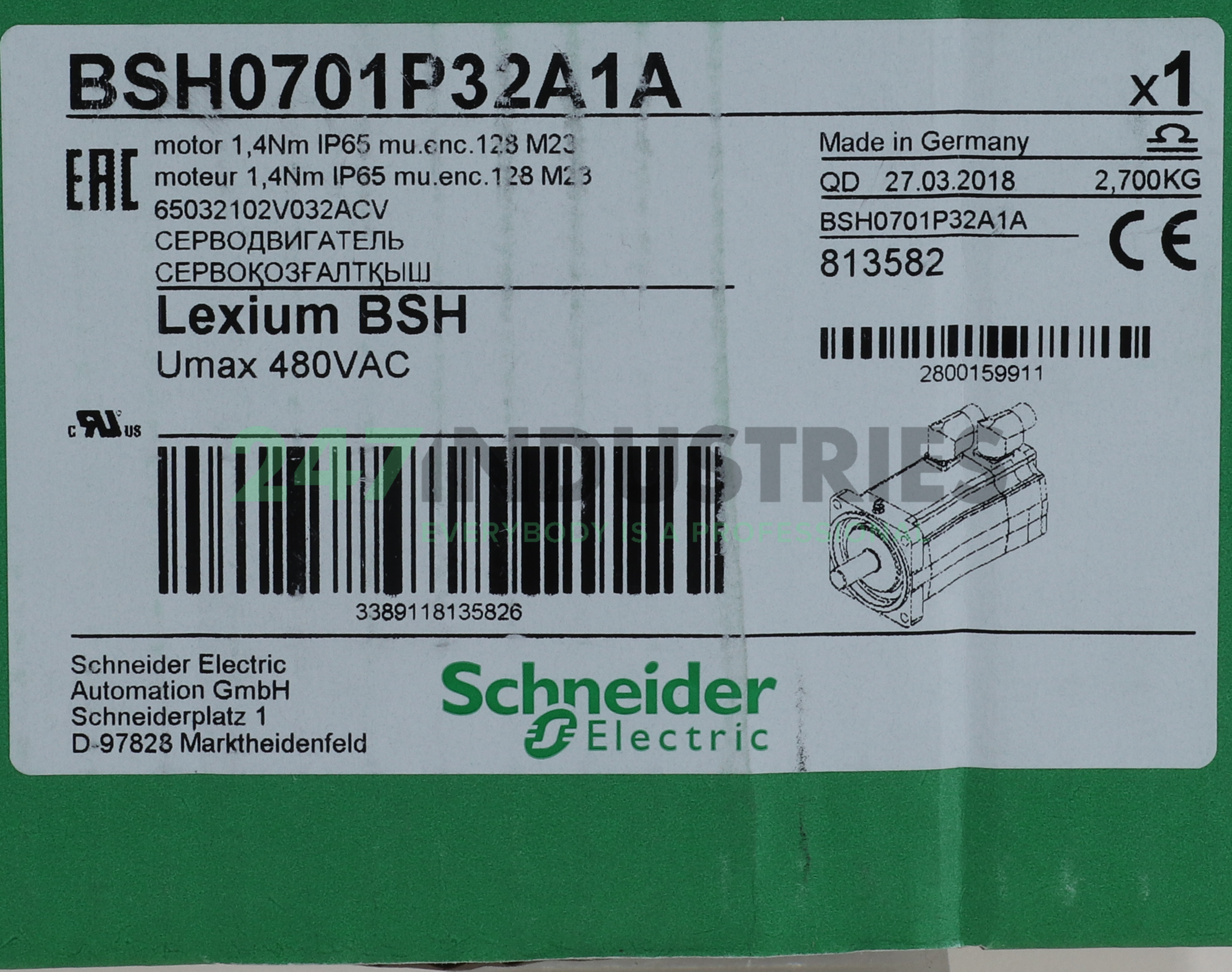 BSH0701P32A1A Schneider Electric Image 2