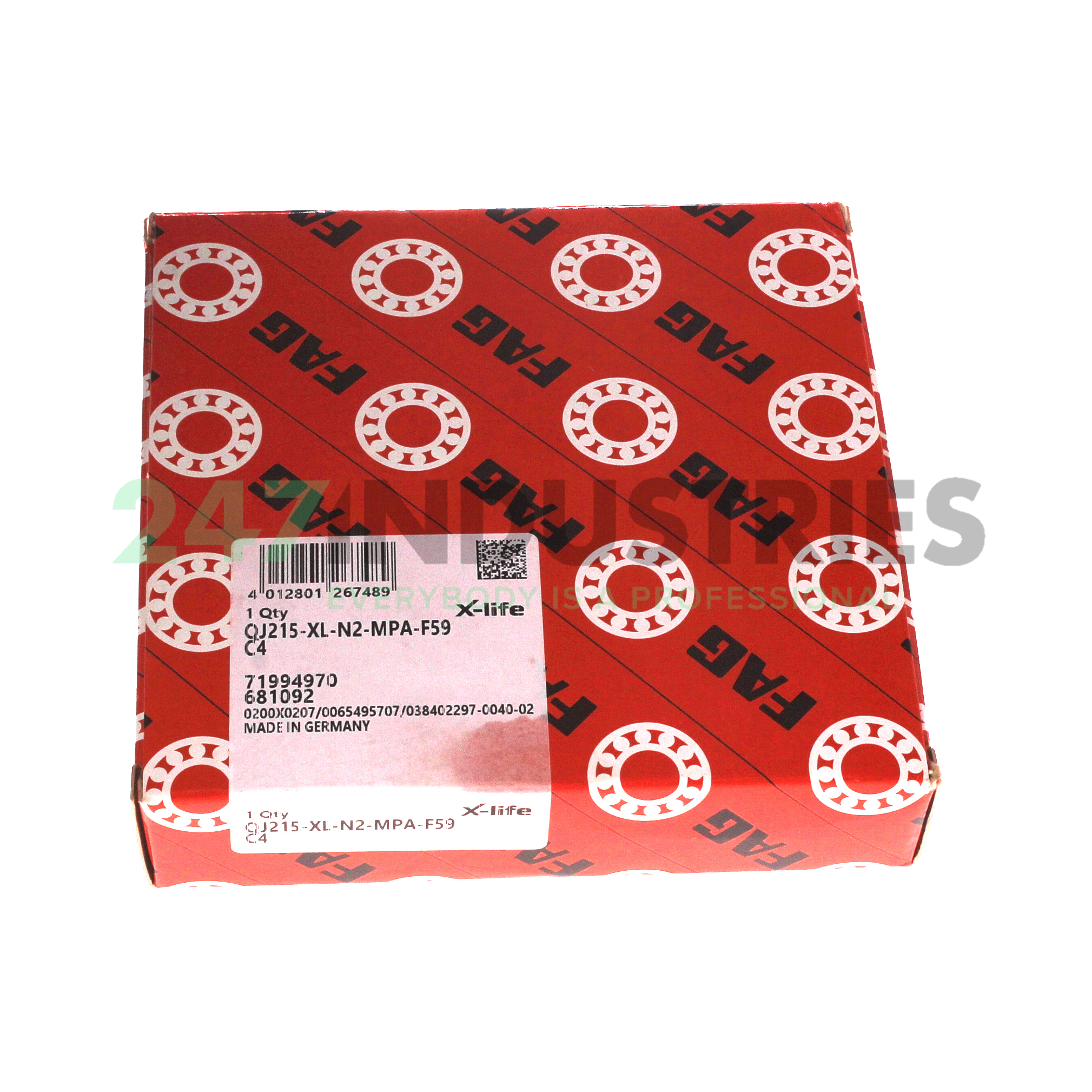 QJ215-XL-N2-MPA-F59-C4 FAG Image 3