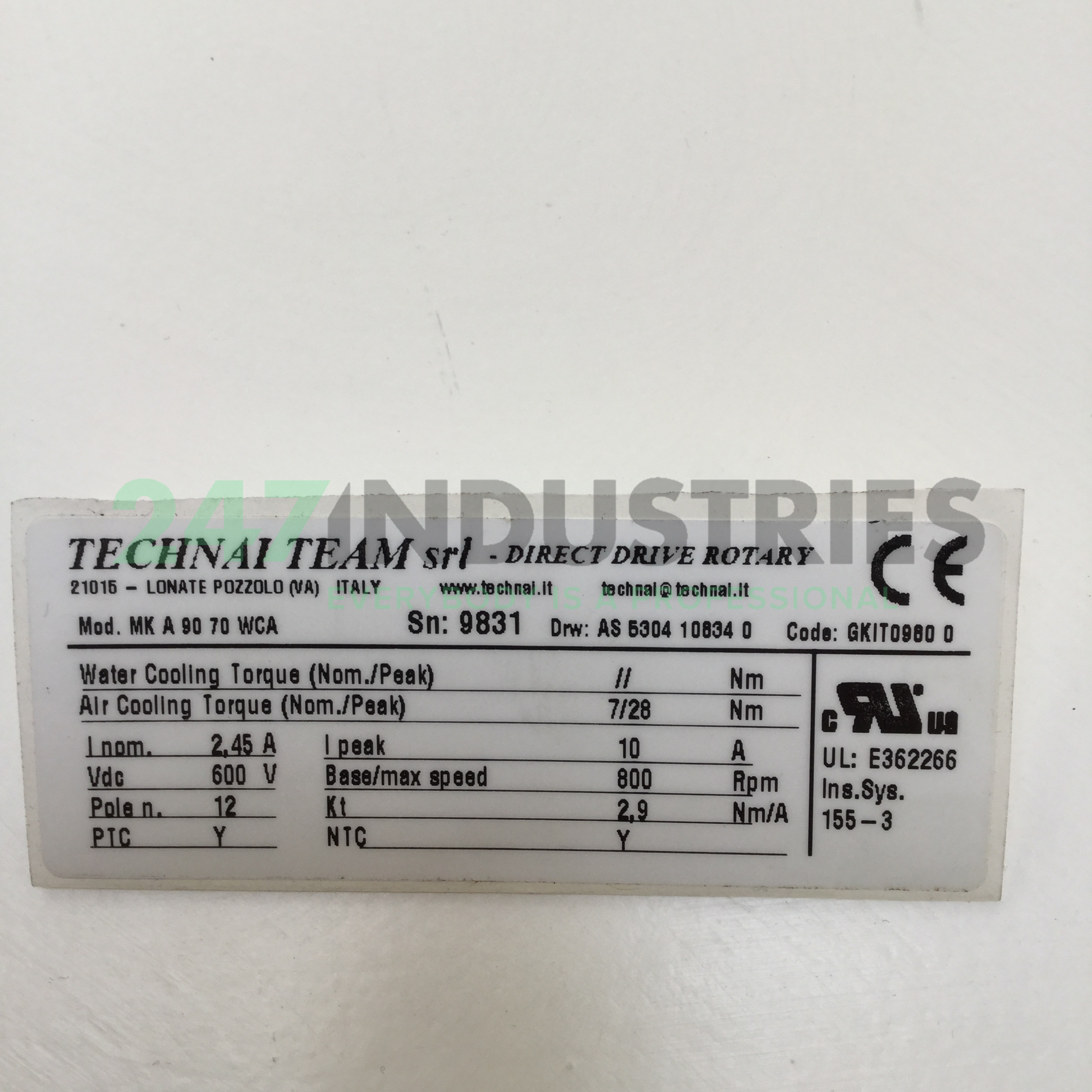 MKA9070WCA Technai Team Image 4