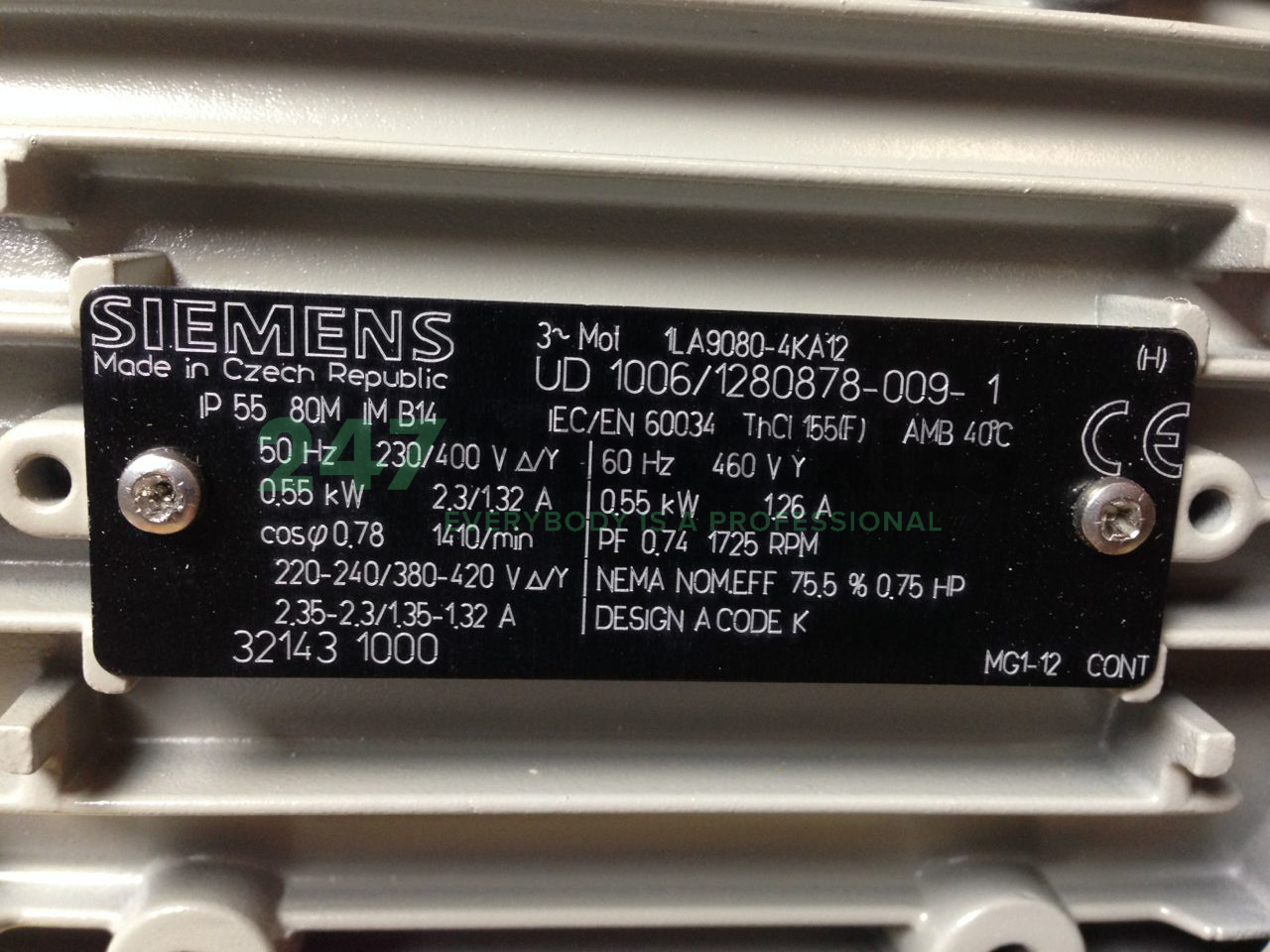 1LA9080-4KA12 Siemens Image 2