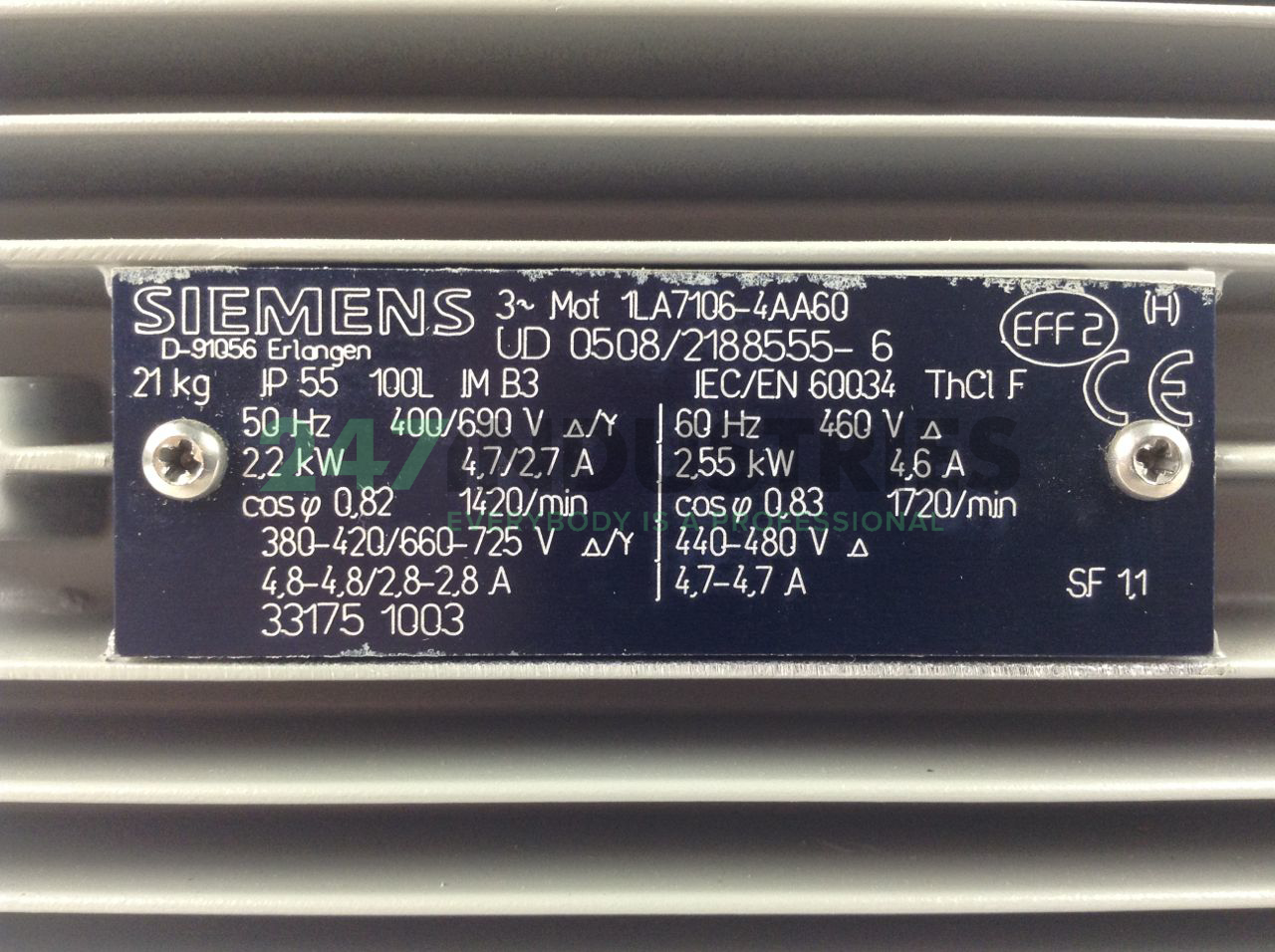 1LA7106-4AA60 Siemens Image 2