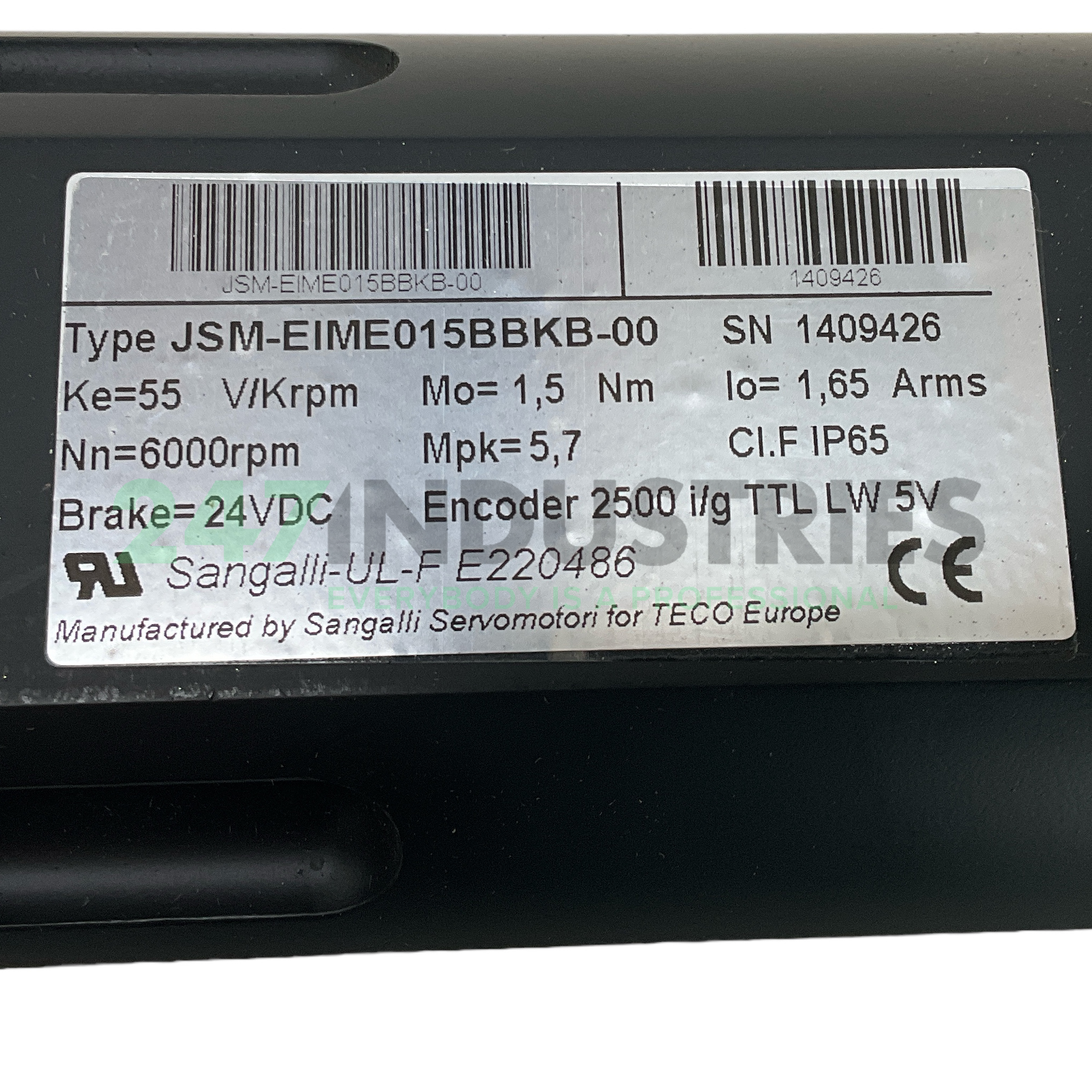 JSM-EIME015BBKB-00 Teco Image 4