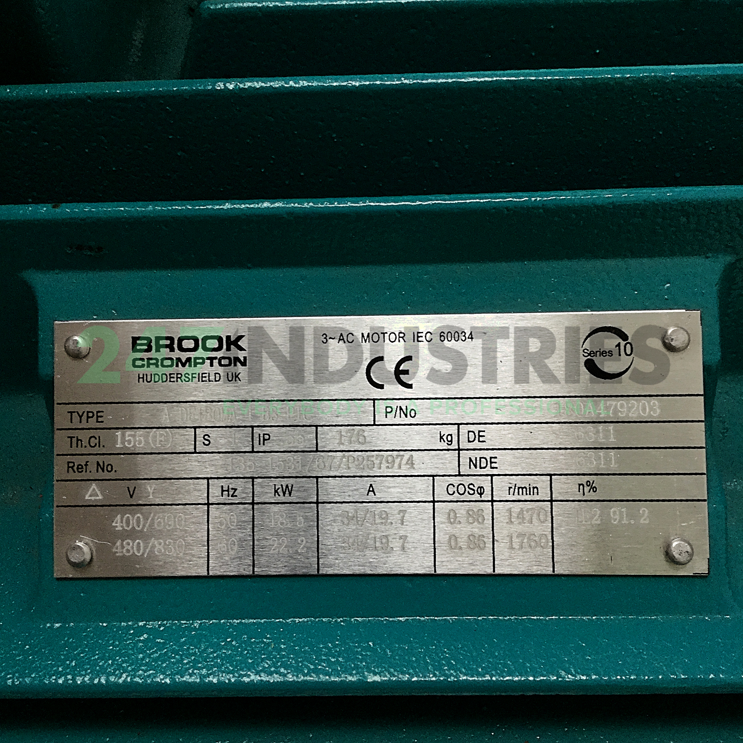 A-DF180MA4B3-PTC Brook Crompton Image 4