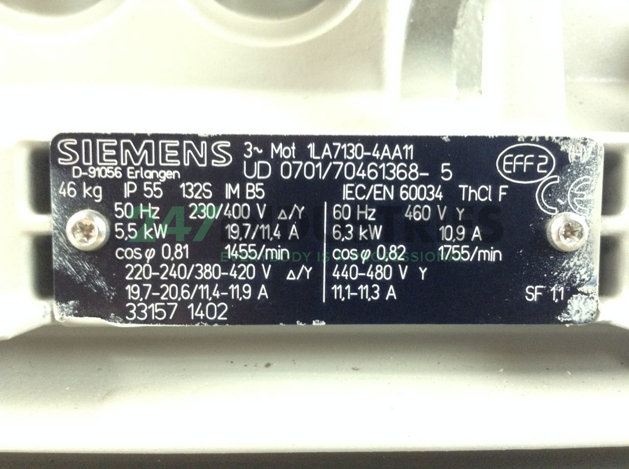1LA7130-4AA11 Siemens Image 2