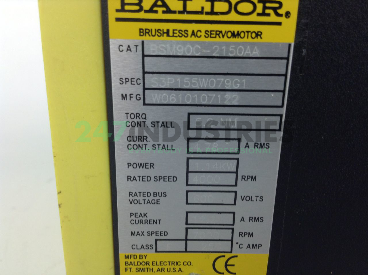 BSM90C-2150AA Baldor Image 3