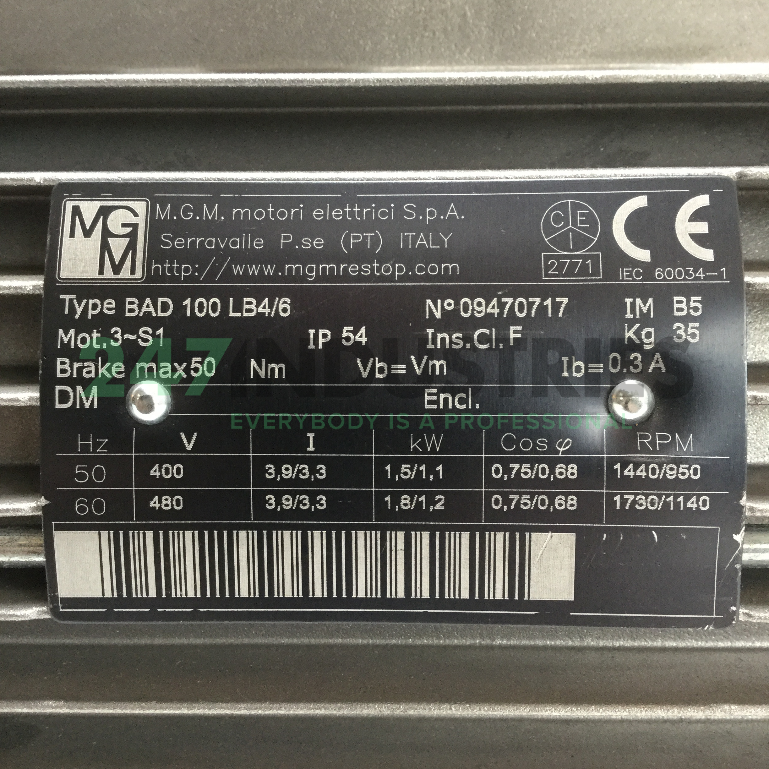 BAD100LB4/6B5 MGM Image 4