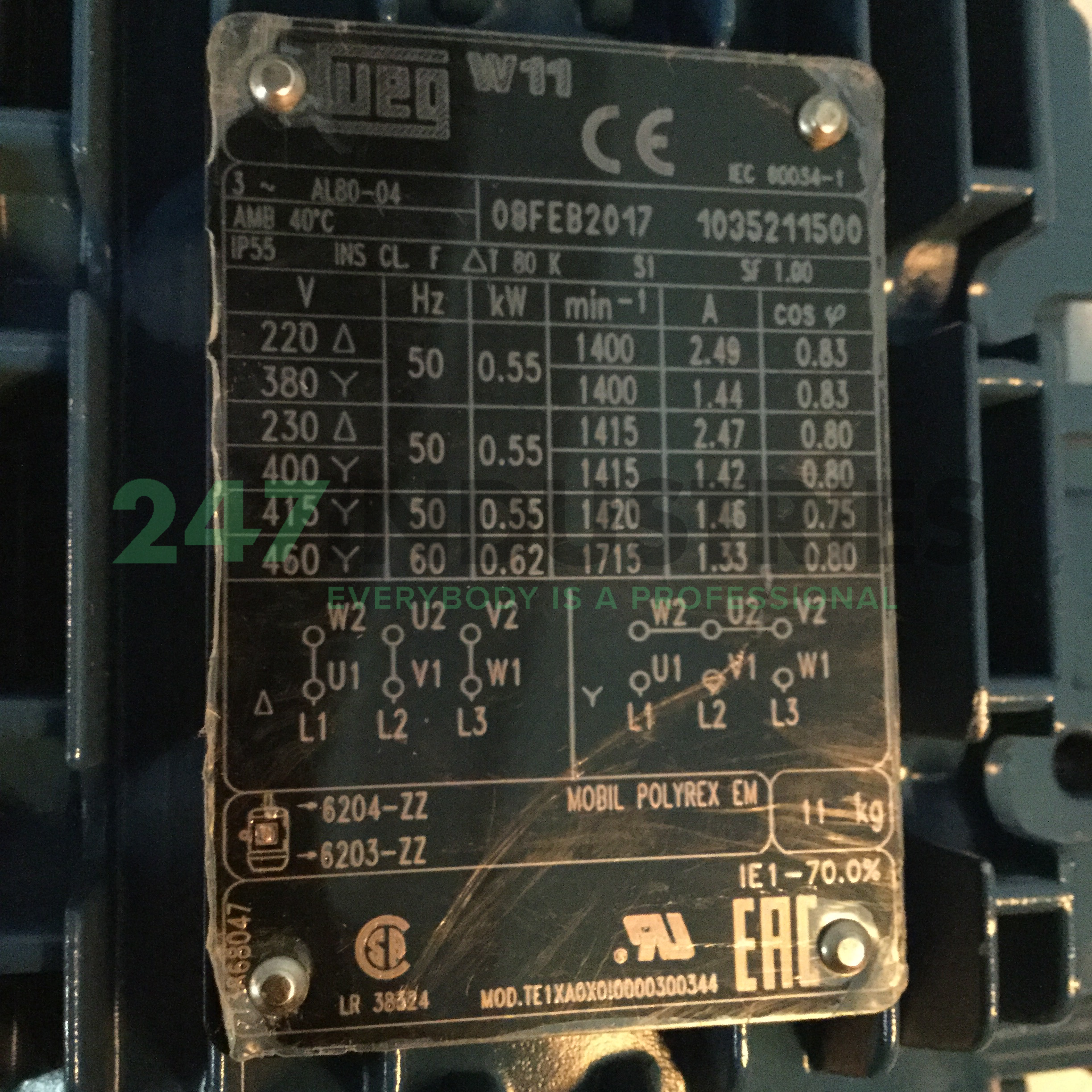 0.55K31AL1804B14 WEG Image 4