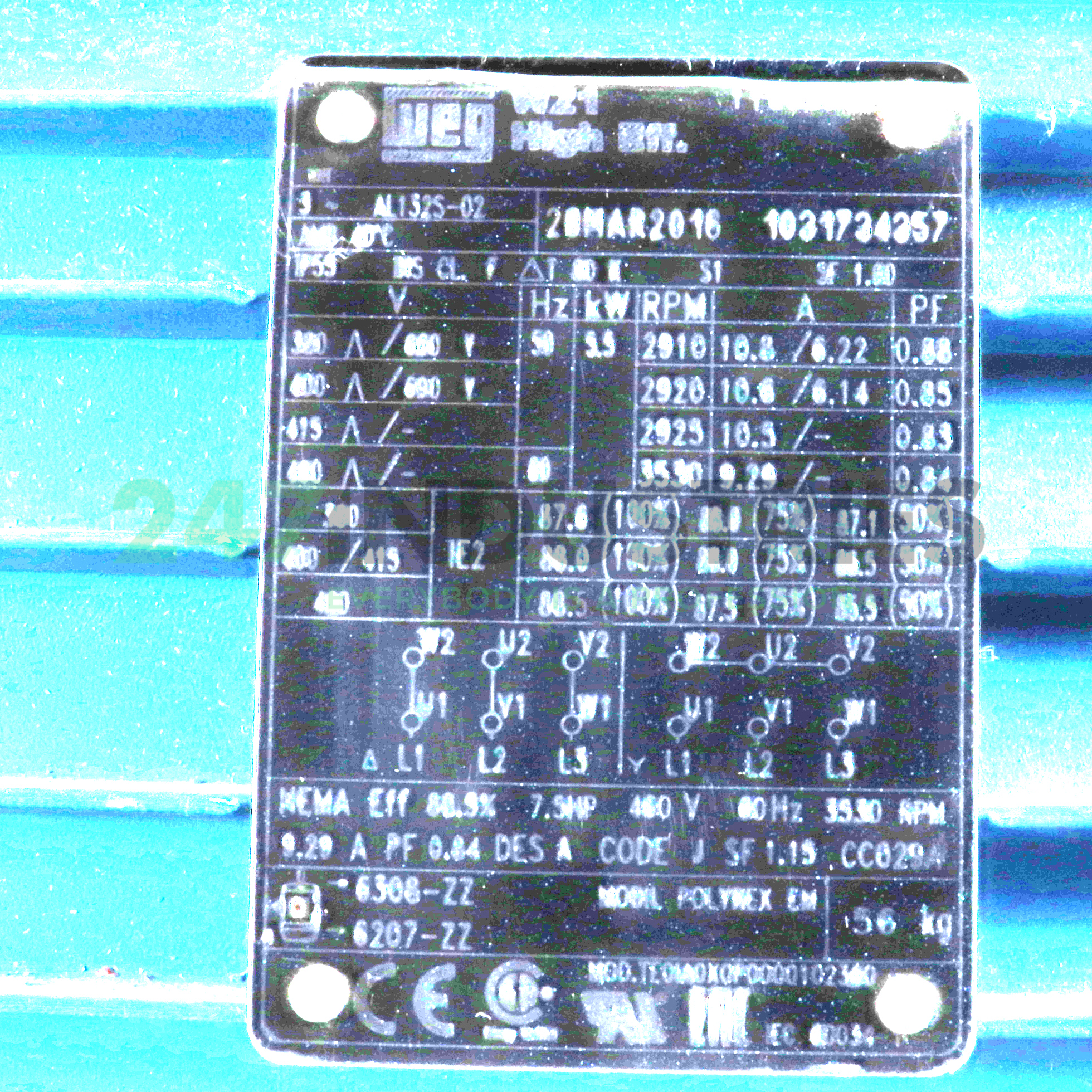 5.5K32AL2132S2B14 WEG Image 4