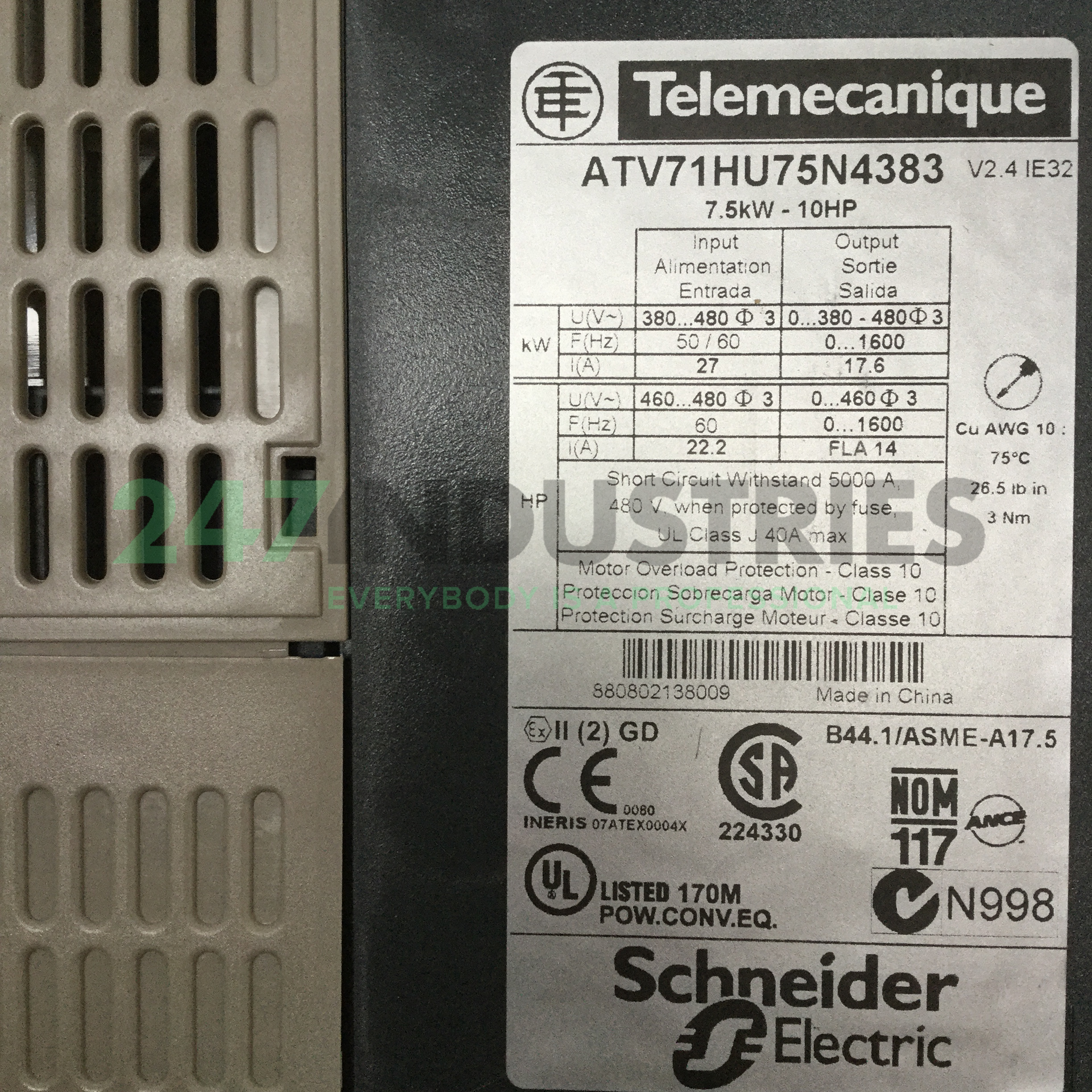 ATV71HU75N4383 Schneider Electric Image 4