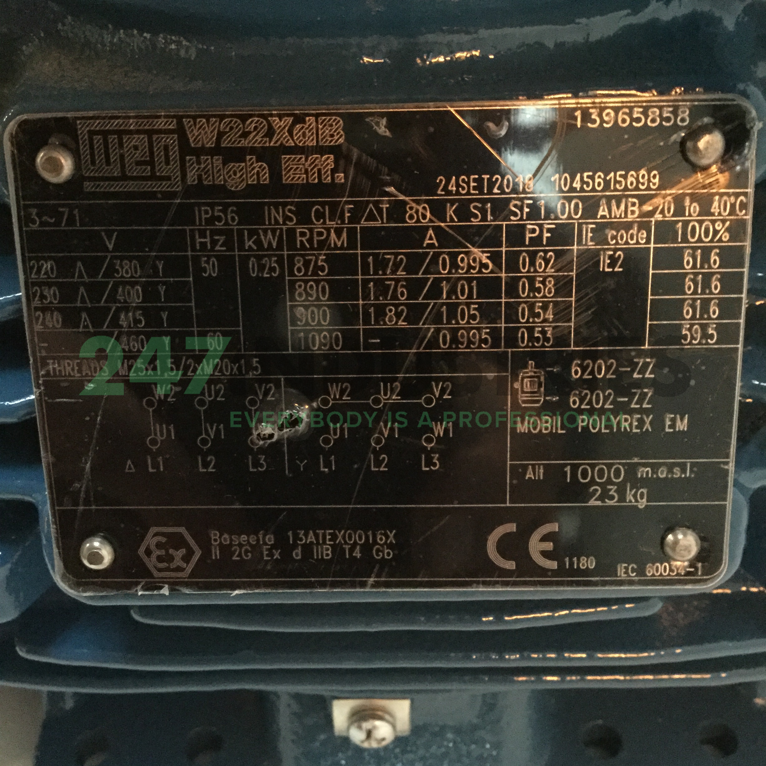 0.25K31CI2716B352G WEG Image 4