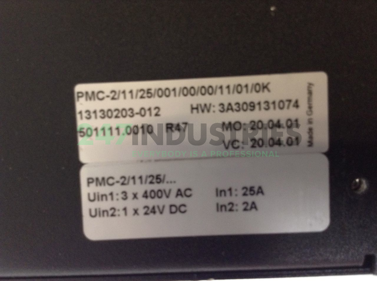 PMC-2/11/25/001/00/0 Elau Image 2