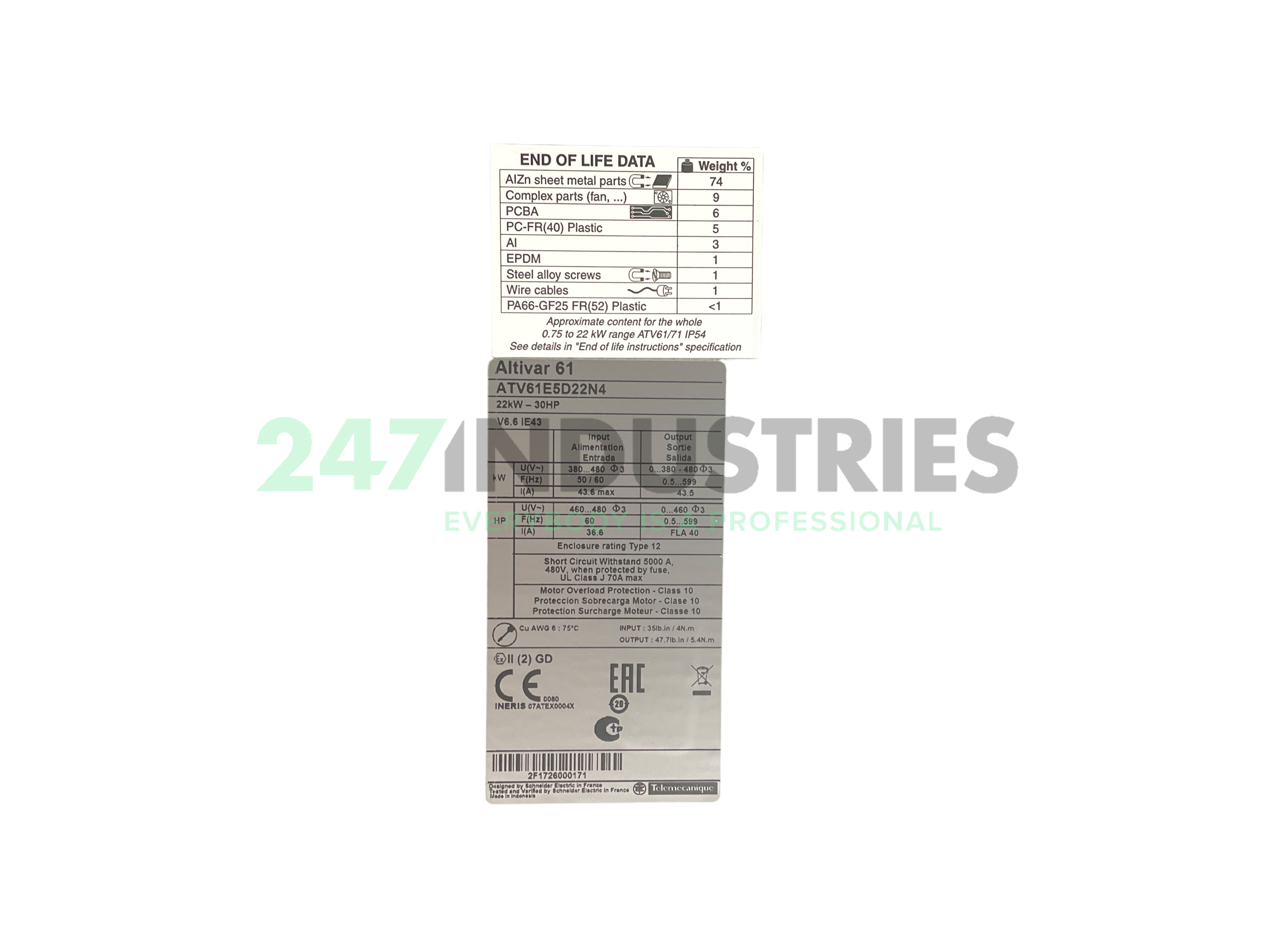 ATV61E5D22N4 Schneider Electric Image 4