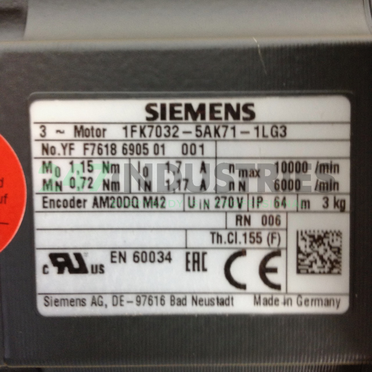 1FK7032-5AK71-1LG3 Siemens Image 2