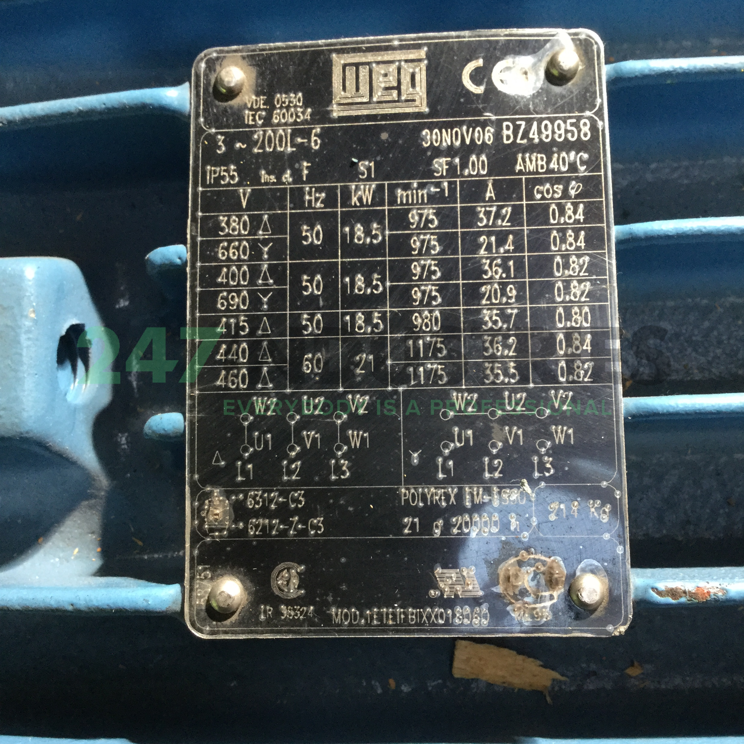 18.5K32CI0200L6B5 WEG Image 4