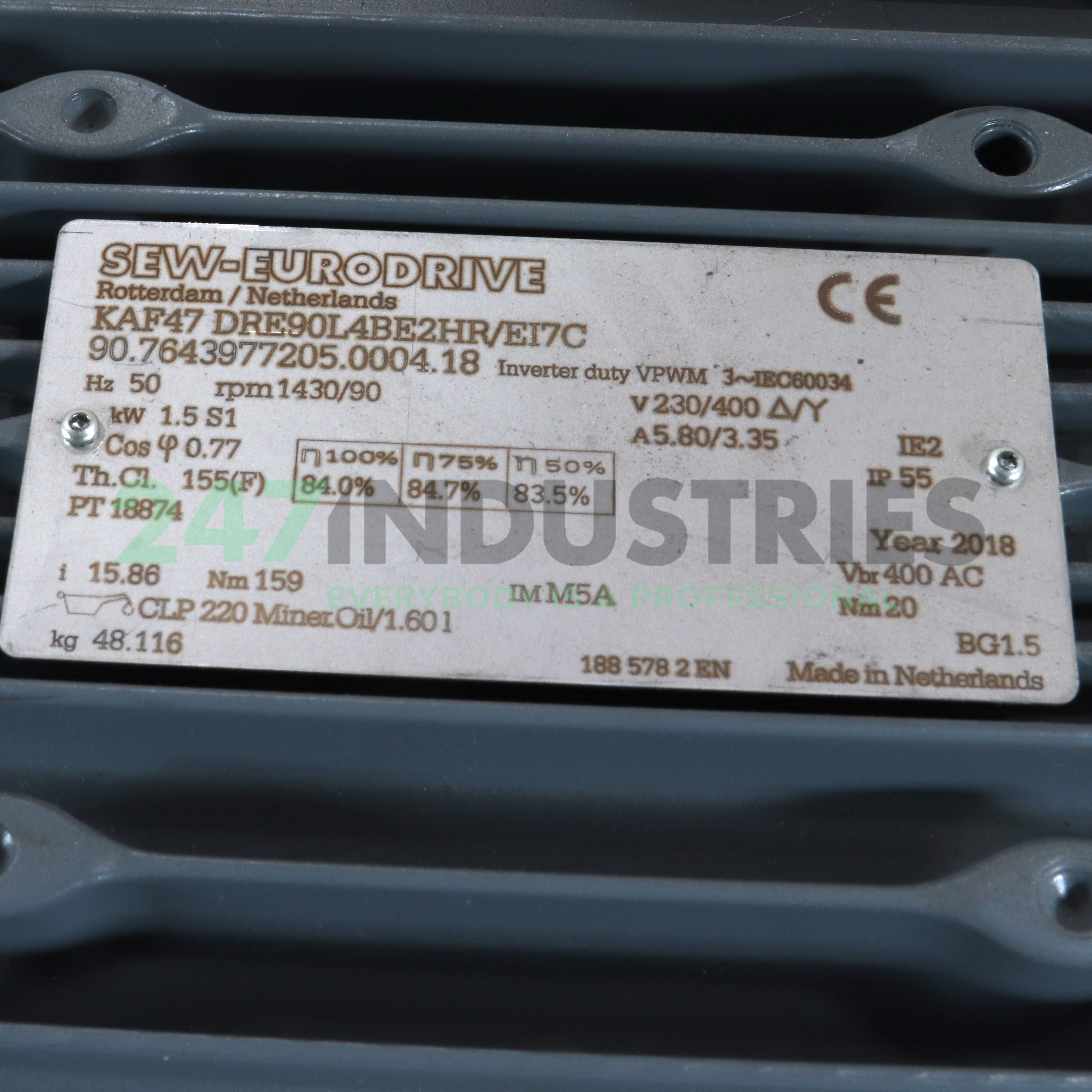 KAF47/DRE90L4BE2HREI7 SEW-EURODRIVE Image 2