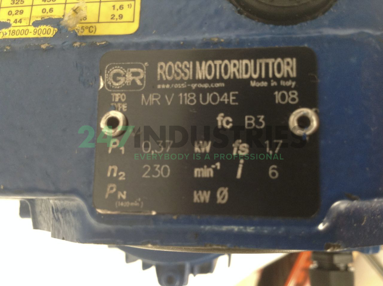 MRV118UO4E-F071B4B14R Rossi Image 2