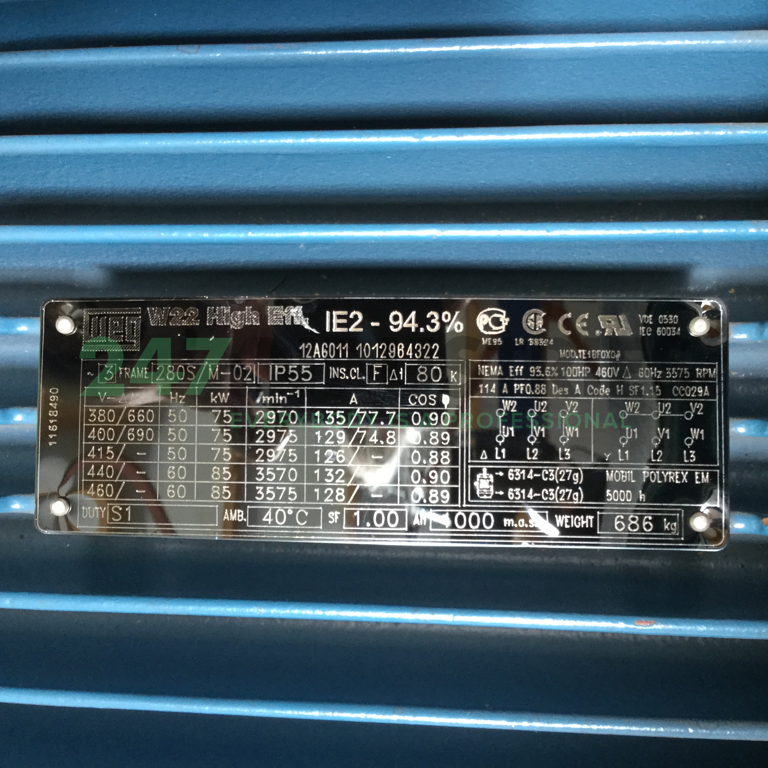 250K32CI0355M/L6B3 WEG Image 2