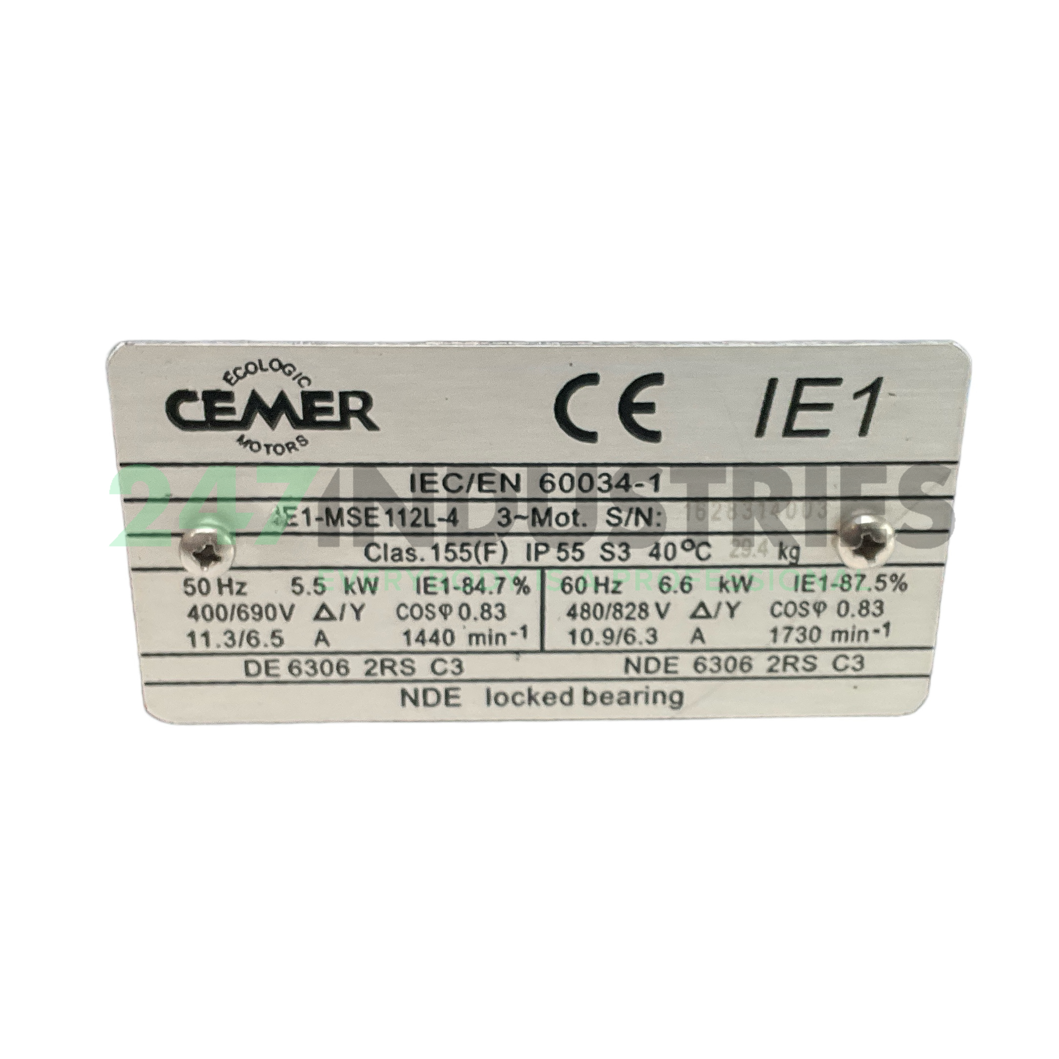 IE1-MSE112L-4-B3 Cemer Image 4