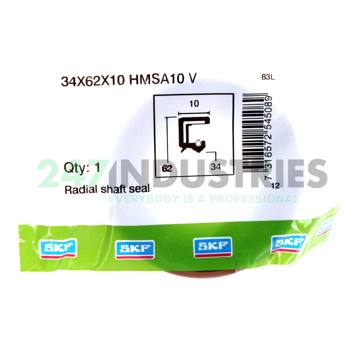 34X62X10HMSA10V SKF Image 3