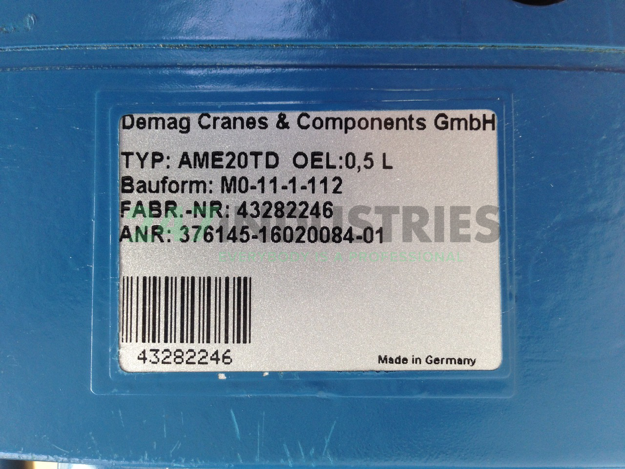 AME20TD-ZBF71A4 Demag Image 2