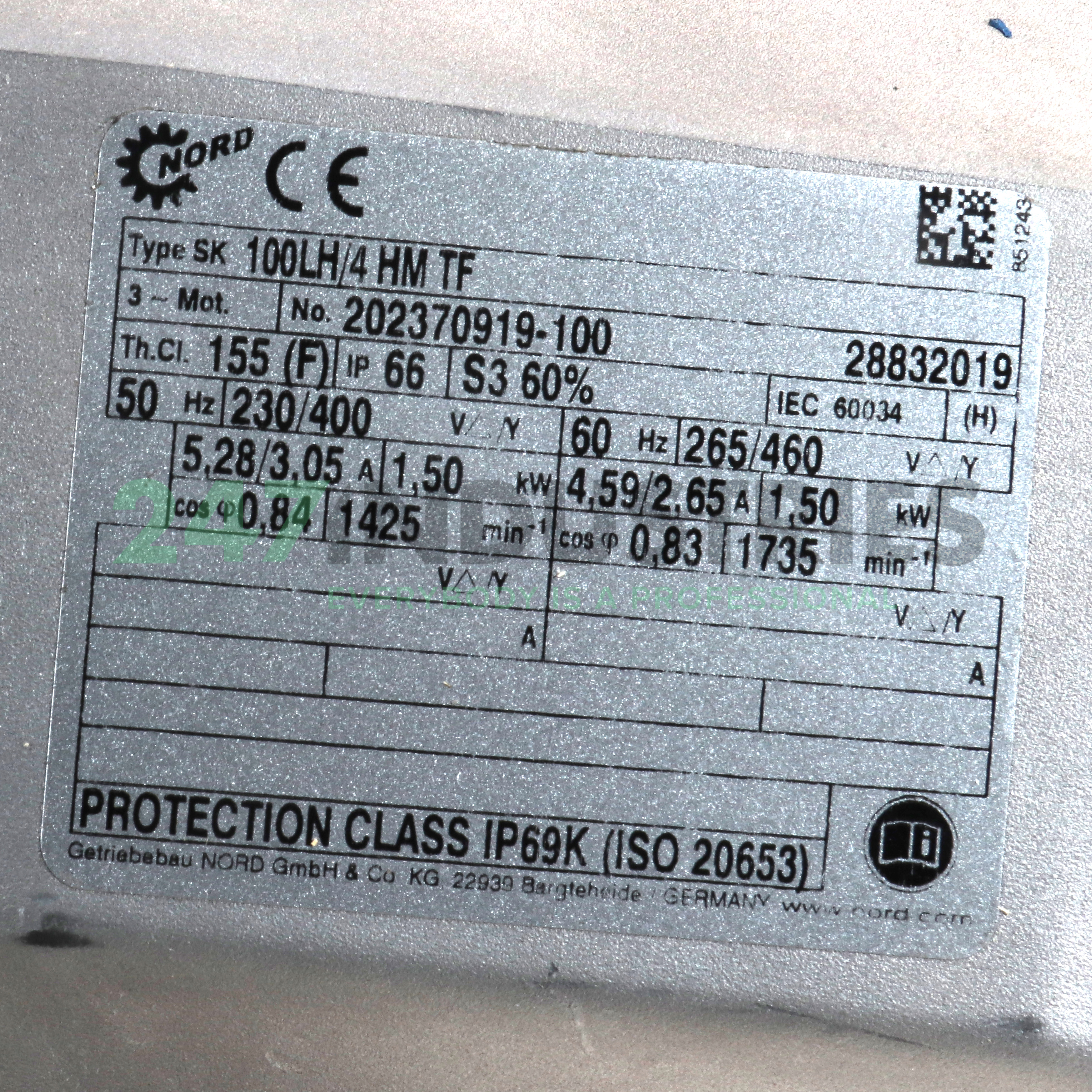 SK1SMI75AZD-100LH/410 Nord Drive Systems Image 3