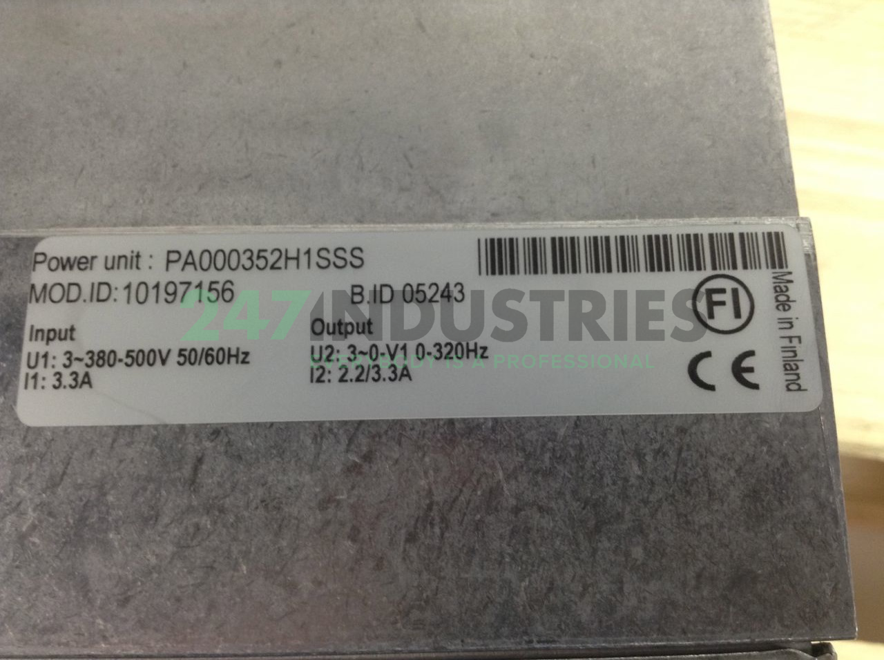 NXS00035A2H1 Vacon Image 3