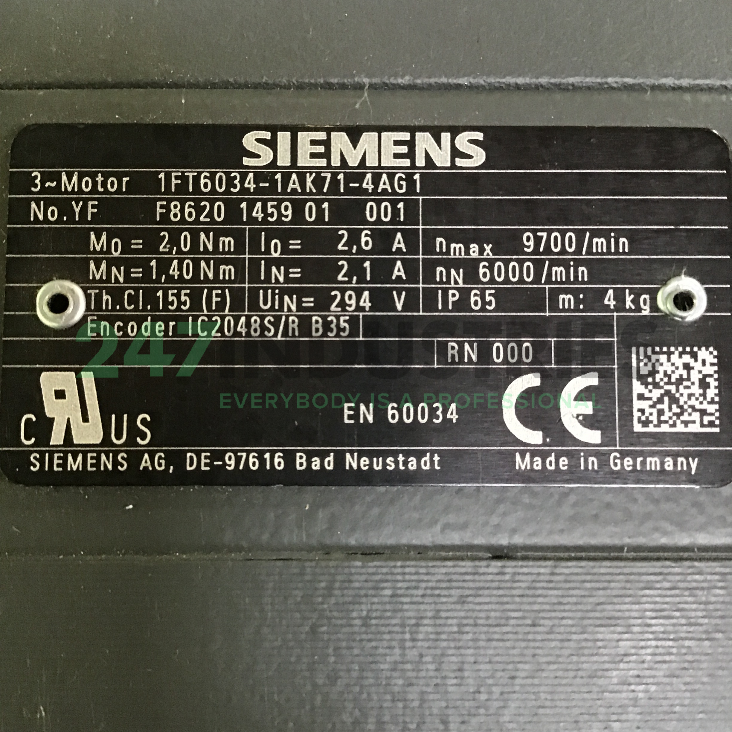 1FT6034-1AK71-4AG1 Siemens Image 4