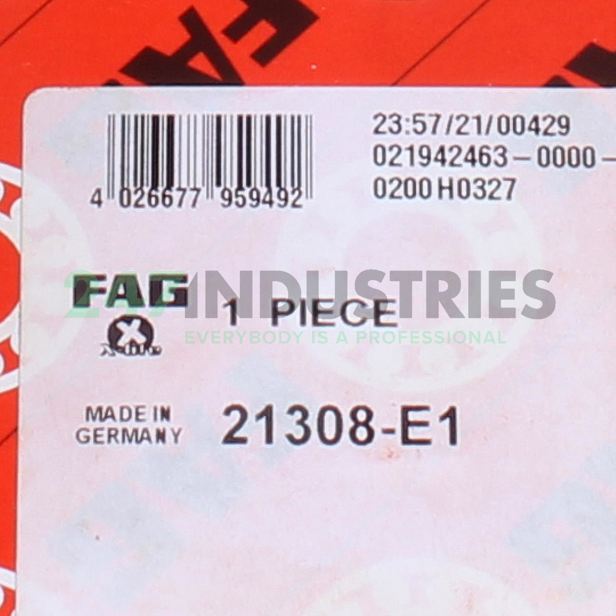 21308-E1 FAG Image 6