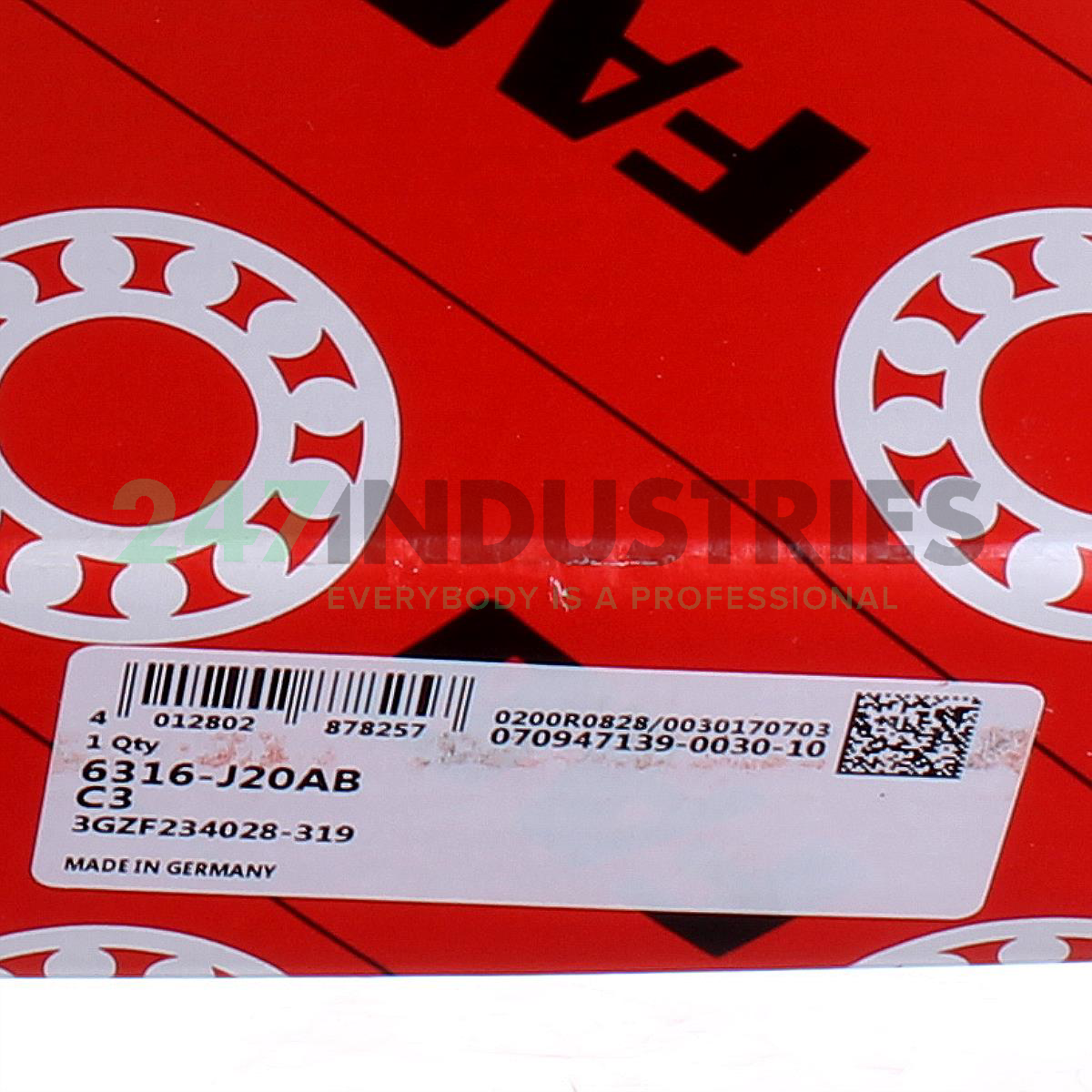 6316-J20AB-C3 FAG Image 5